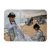 Claude Monet - Am Strand von Trouville
