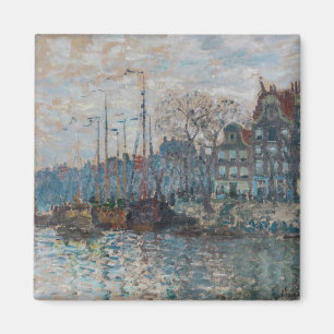 Claude Monet - Ansicht von Amsterdam Magnet