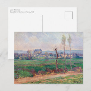Claude Monet - Ansicht von Vernon Postkarte