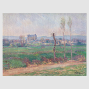 Claude Monet - Ansicht von Vernon Seidenpapier