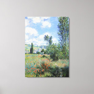 Claude Monet-Ansicht von Vétheuil Leinwanddruck