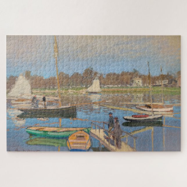 Claude Monet – Argenteuil-Becken 1874 (Horizontal)