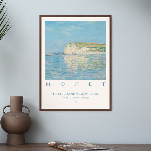 Claude Monet Art Print Low Tide in Pourville Near Poster