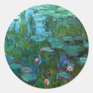 Claude Monet Artist Painter Destiny Geschenke Runder Aufkleber