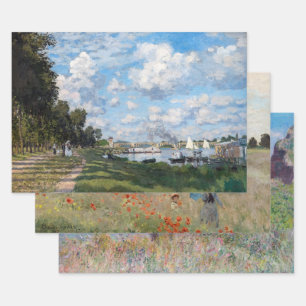 Claude Monet - Auswahl der Meisterwerke Geschenkpapier Set