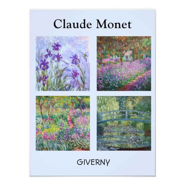 Claude Monet - Auswahl von Giverny Masterpiece Fotodruck (Vorne)