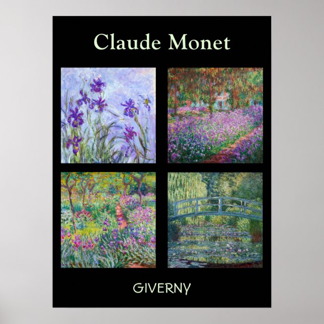 Claude Monet - Auswahl von Giverny Masterpiece Poster (Vorne)