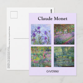 Claude Monet - Auswahl von Giverny Masterpiece Postkarte