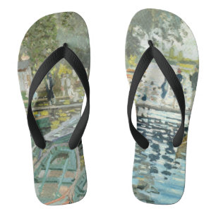 Claude Monet. Badende in La Grenouillère Flip Flops