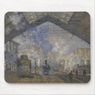 Claude Monet - Bahnhof Saint-Lazare Mousepad