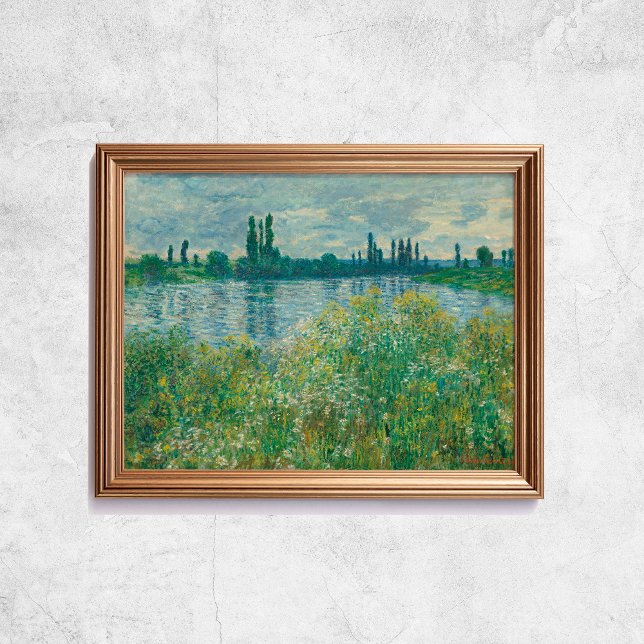 Claude Monet Banks of the Seine French Old Art Poster (Claude Monet Banks Of The Seine French Old Art Poster
)