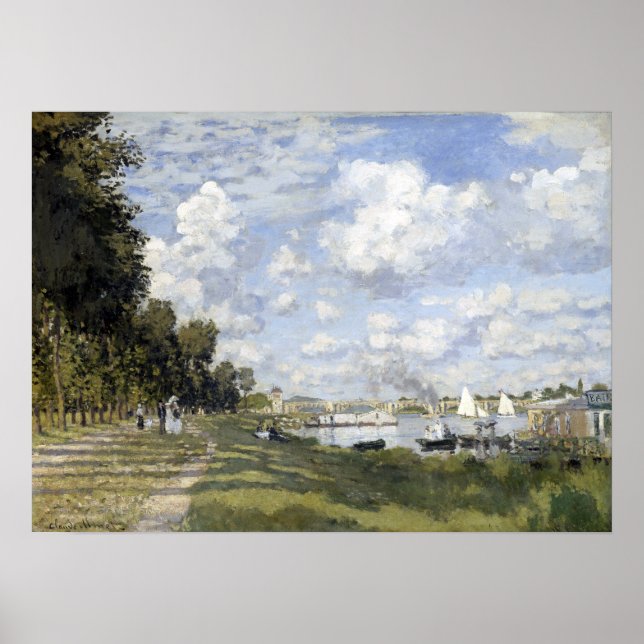 Claude Monet Bassin d'Argenteuil Poster (Vorne)