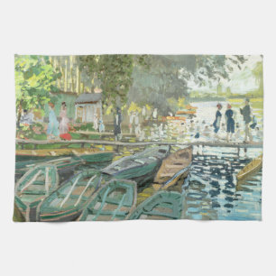 Claude Monet. Bathers in La Grenouillère Geschirrtuch