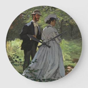 Claude Monet - Bazille und Camille, Große Wanduhr