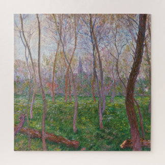 Claude Monet Bennecourt Puzzle – Waldlandschaft