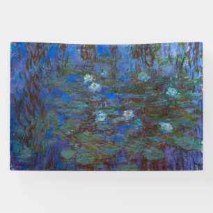 Claude Monet - Blaue Seerosen Banner