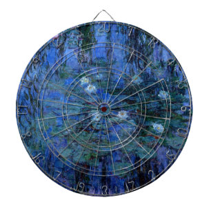 Claude Monet Blaue Seerosen Dartscheibe
