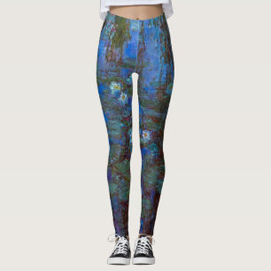 Claude Monet - Blaue Seerosen Leggings