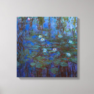 Claude Monet - Blaue Seerosen Leinwanddruck