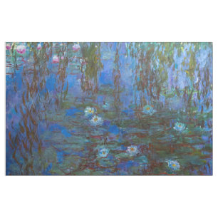 Claude Monet - Blaue Seerosen Stoff