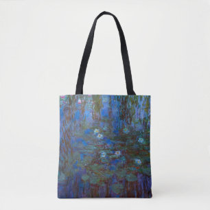 Claude Monet - Blaue Seerosen Tasche