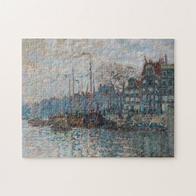 Claude Monet - Blick auf Amsterdam (Horizontal)