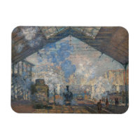 Claude Monet - Blick auf den Bahnhof Saint-Lazare