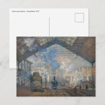 Claude Monet - Blick auf den Bahnhof Saint-Lazare