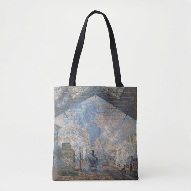 Claude Monet - Blick auf den Bahnhof Saint-Lazare Tasche (Vorderseite)