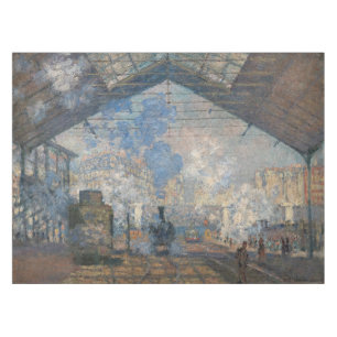 Claude Monet - Blick auf den Bahnhof Saint-Lazare Tischdecke