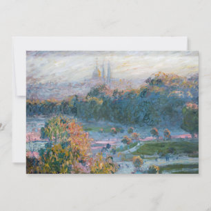 Claude Monet - Blick auf die Tuilerien, Studie Dankeskarte