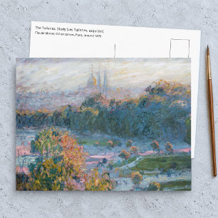 Claude Monet - Blick auf die Tuilerien, Studie Postkarte