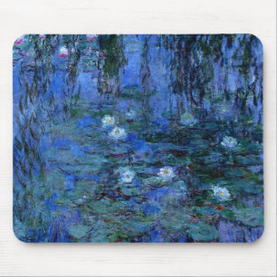 Claude Monet Blue Water Lilies Mousepad