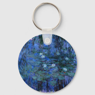 Claude Monet Blue Water Lilies Schlüsselanhänger