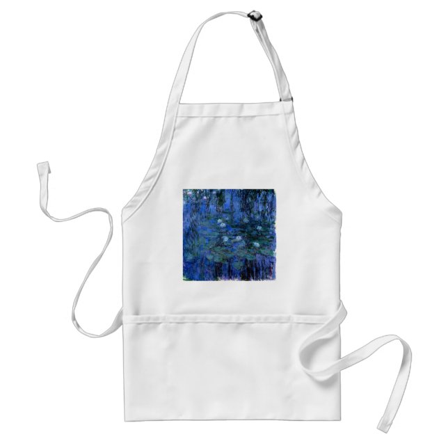 Claude Monet Blue Water Lilies Schürze (Vorne)