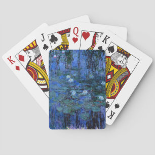 Claude Monet Blue Water Lilies Spielkarten