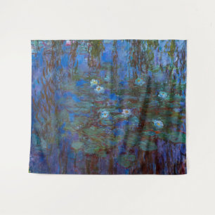 Claude Monet - Blue Water Lilies Wandteppich