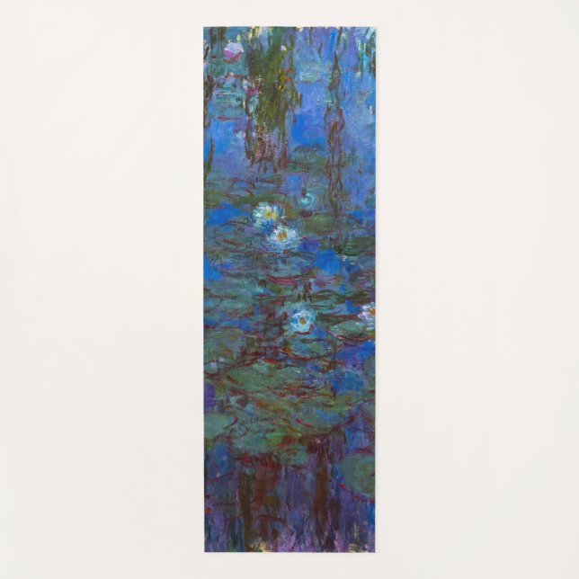 Claude Monet - Blue Water Lilies Yogamatte (Vorderseite)