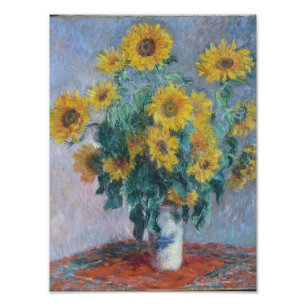 Claude Monet - BlumenBouquet, Fotodruck