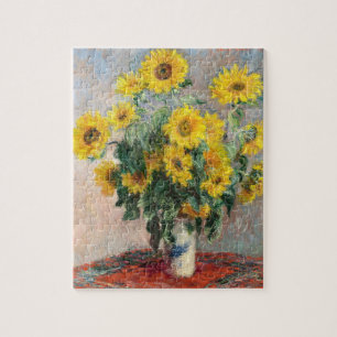 Claude Monet Blumenstrauß Sonnenblumen 1881 Kunst