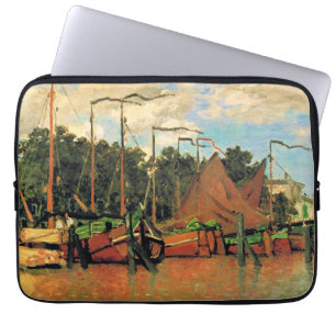 Claude Monet, Boote in Zaandam, Laptopschutzhülle