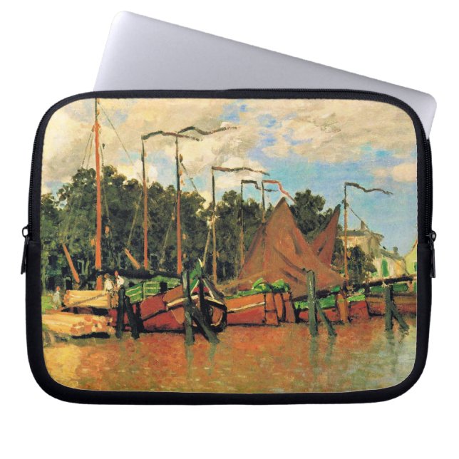Claude Monet, Boote in Zaandam, Laptopschutzhülle (Vorderseite)