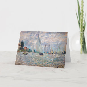Claude Monet - Boote Regatta in Argenteuil Karte