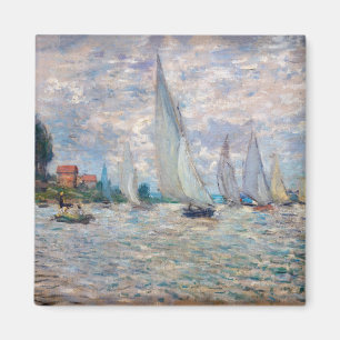 Claude Monet - Bootsregatta in Argenteuil Magnet