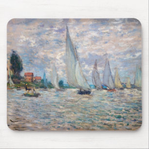 Claude Monet - Bootsregatta in Argenteuil Mousepad