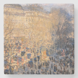 Claude Monet - Boulevard des Capucines in Paris Steinuntersetzer