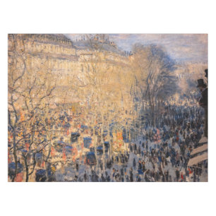 Claude Monet - Boulevard des Capucines in Paris Tischdecke