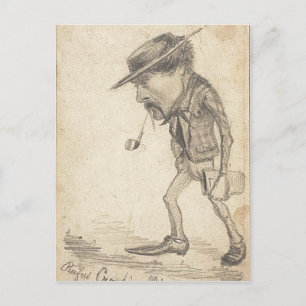 Claude Monet c. 1855-1856 Technique Graphite, auf Postkarte
