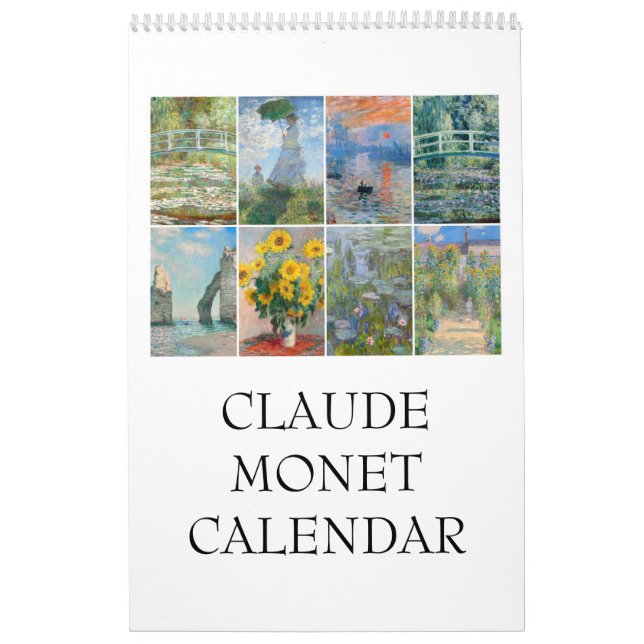 Claude Monet Calendar Kalender (Titelbild)