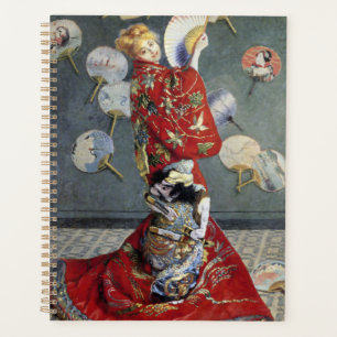 Claude Monet Camille en kimono japonais rouge Art